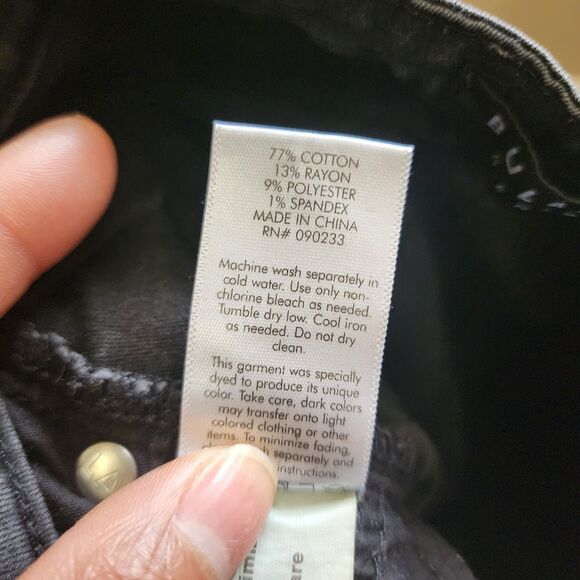 Bullhead Denim Co Jeans Womens 24 Moto Grey Rocker Mid-Rise Skinny - Picture 5 of 11